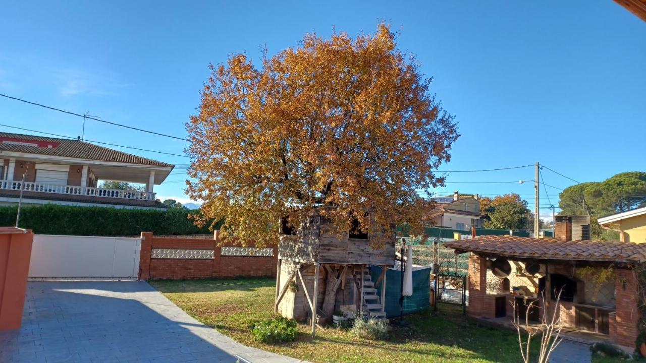 Villa Piscina De Sal Barbacoa Wifi, Parking Gratis, 3 Min Pga Casa El Roble Gerona Exterior foto